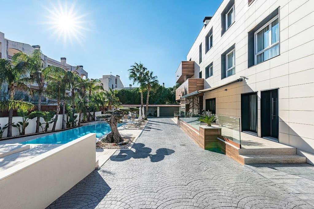迈阿密普拉特亚5 Stelle Piscina, Jacuzzi, Wifi - 2 Min Dal Mare公寓 外观 照片